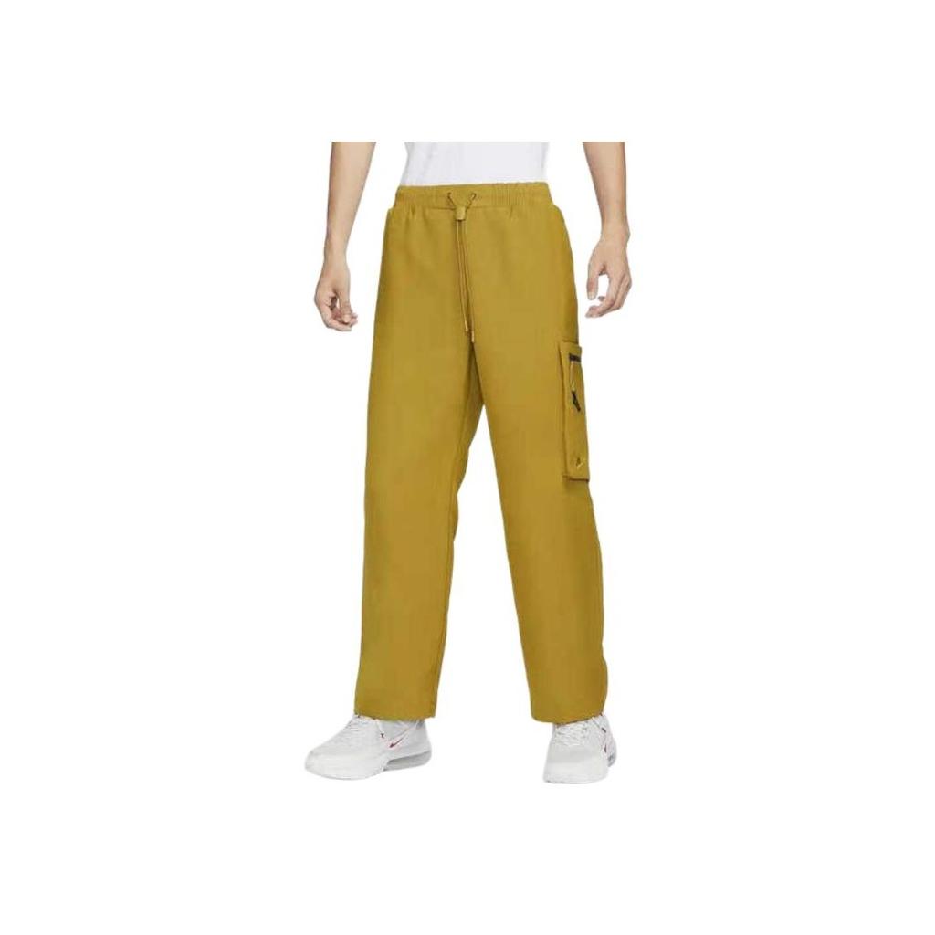 Nike Sportswear Tech Pack Solid Color Multi-Pocket Design Drawstring Casual Knit Joggers Men Joggers Bronze FB7526-716