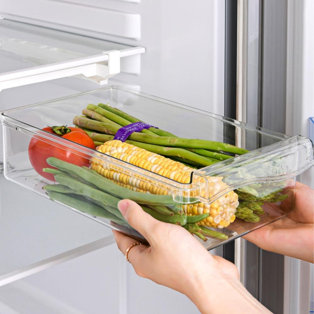 Pull Out Design Refrigerator Drawer Organizer Refrigerator Storage Container Food Storage
