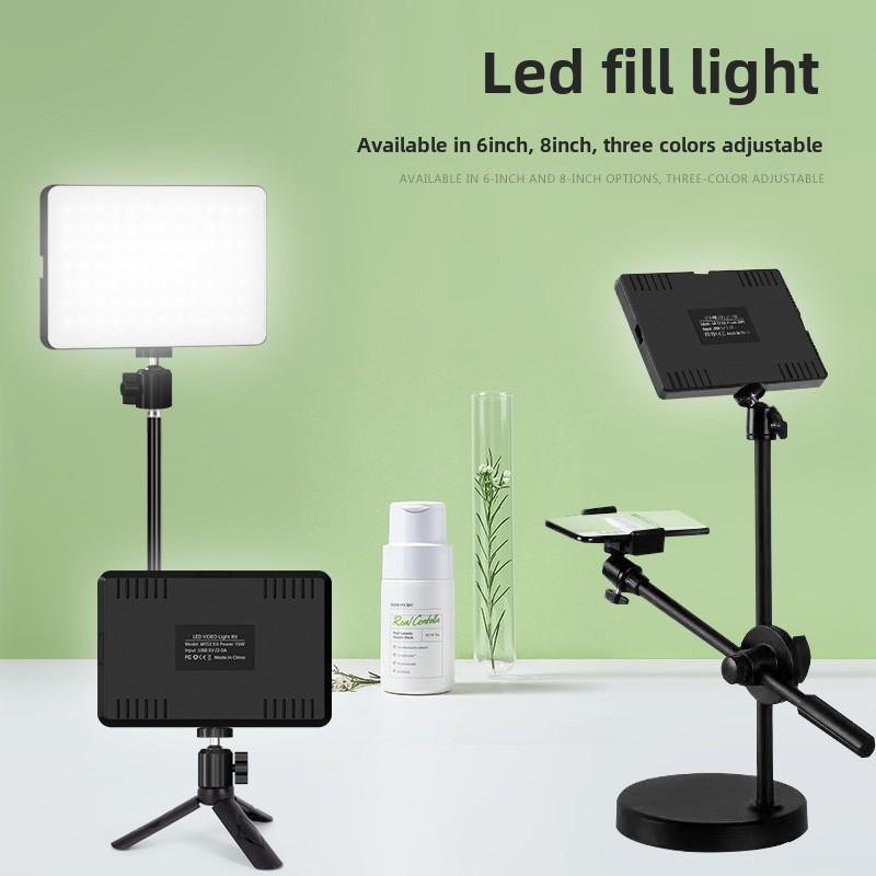6" LED Fill Light: Flat Panel for Photography, Beauty Live Streams, Video Conferencing, Soft Lighting