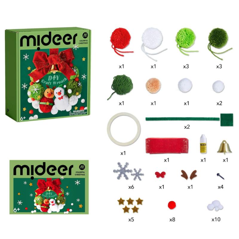 

Christmas Elk Wreath Music Box Toy Handmade Diy Fun Decorative Gift Ornaments Garland