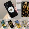 Schöne gelbe Sonnenblumen-Handyhülle für Samsung Galaxy note 10 pro S26 Ultra S23 S24 FE S25 S21 S22 PLUS stoßfeste Hülle
