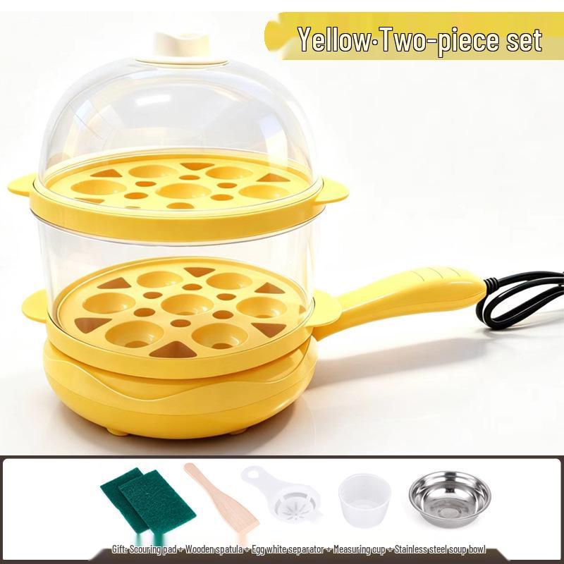Canxiang Non-Stick Electric Frying Pan: Poached Eggs, Dumplings, Pot Stickers & Breakfast Cooker