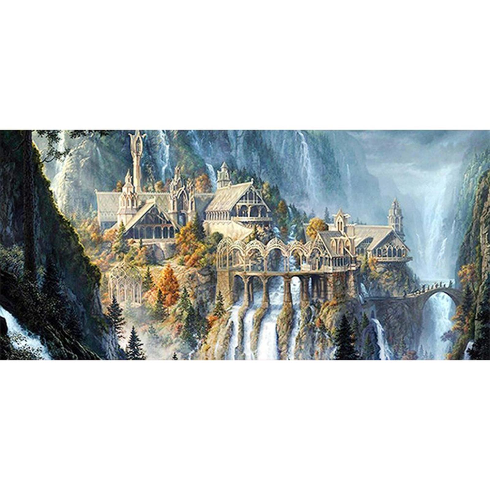 

11CT Вишивка хрестиком Повна DIY Бавовняна нитка Рахункова Вишивка Рукоділля Мистецтво Ремесла Країна Чудес Декор Декор для дому China Mainland