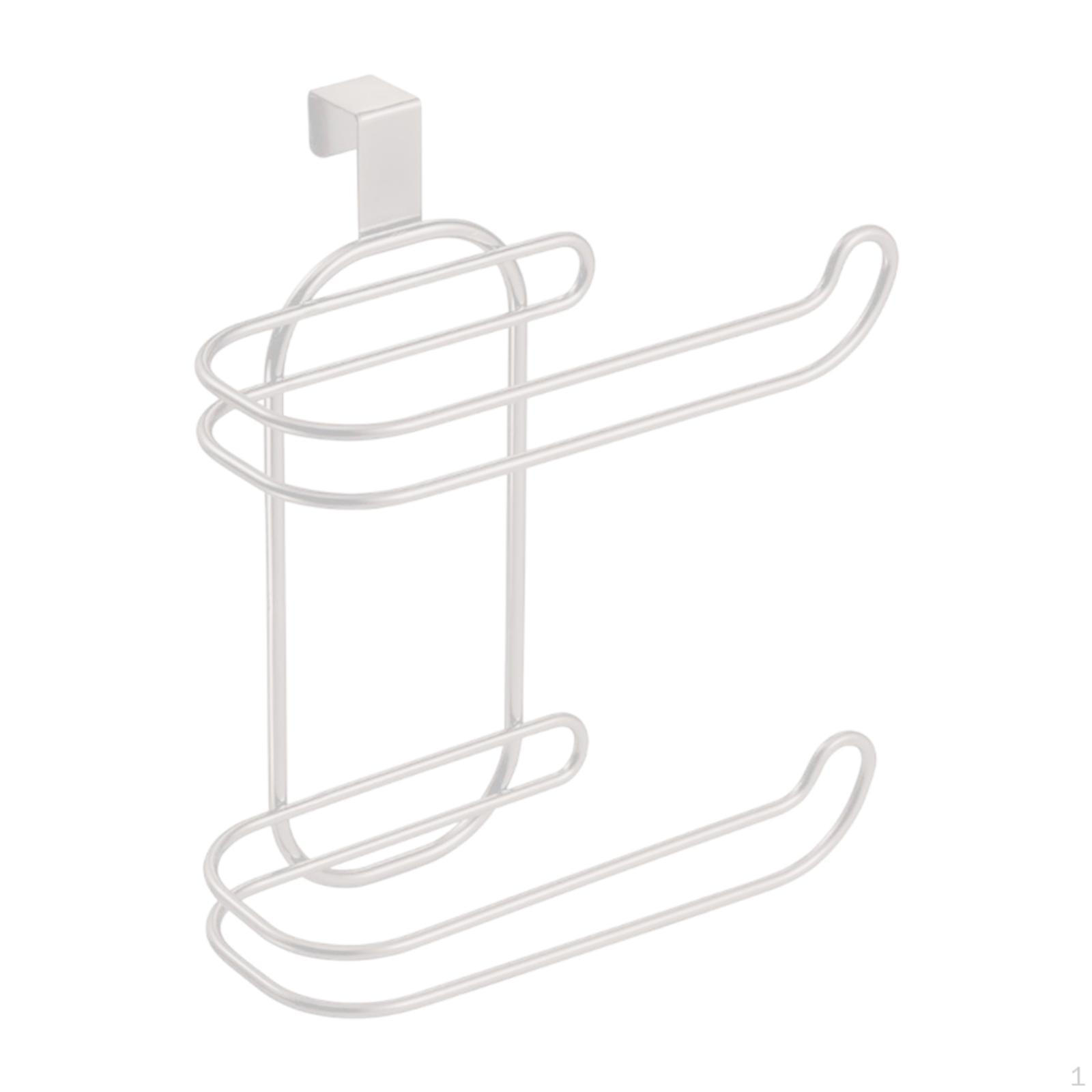 

Вешалка для полотенец с держателем туалетной бумаги для дома и офиса белый