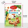 English Words Sound Book, Vocabulary Building, 21 Theme Interactive toy, Talking Book