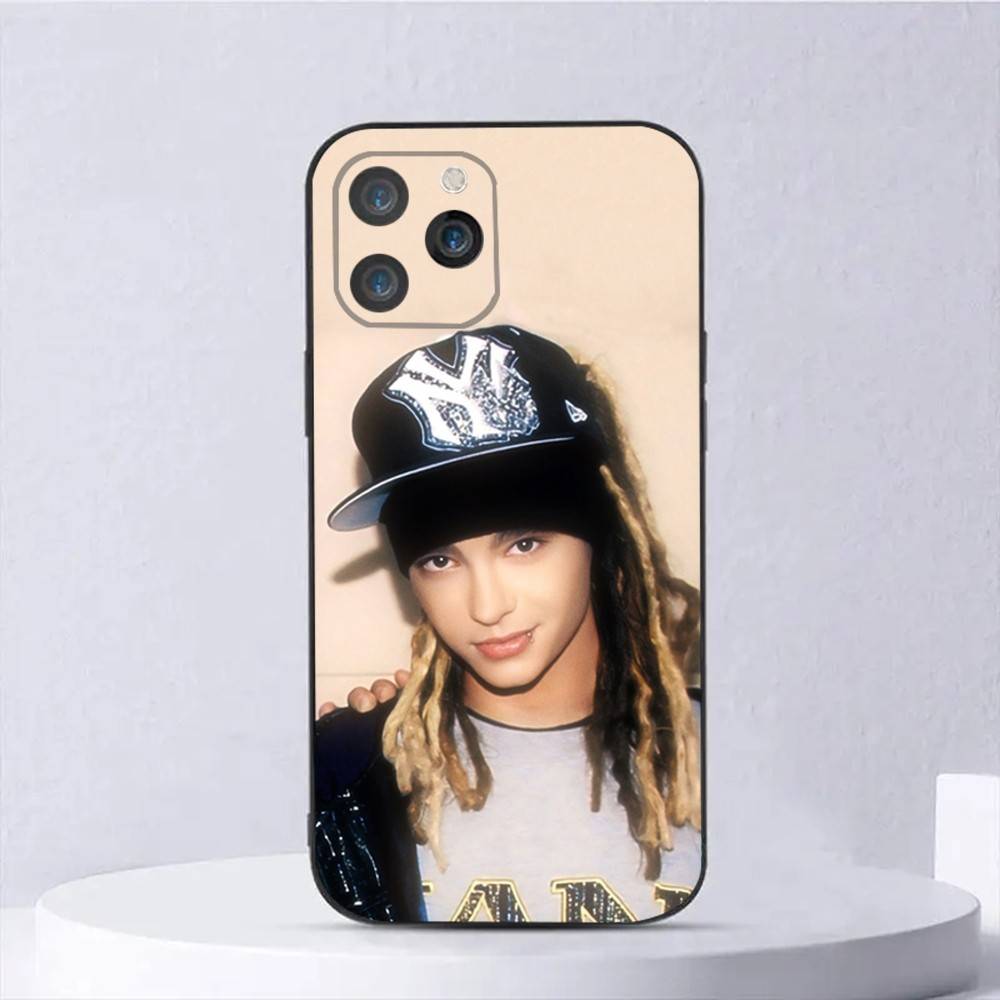 Tom K-Kaulitz Phone Case For iPhone 16,15,14,13,12,11,Plus,Pro Max,XS,X,E,SE,Mini Soft Silicone Black Cover