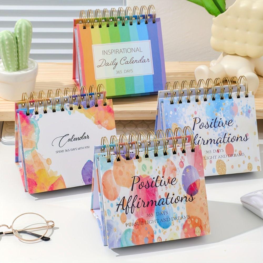 

Colorful 2024 Dragon Year Delicate Calendar Standing Calendar Office School Home Desk Accessories 08