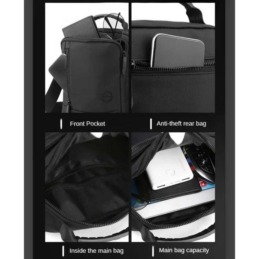 Single Shoulder Men's Shoulder Bag Nylon Fabric Male Crossbody Bag Outdoor Travel