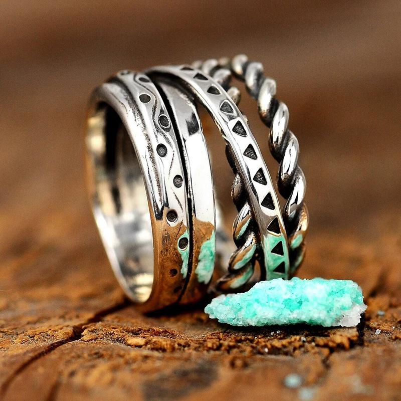 

European and American Fried Dough Twists Woven Ring Female Retro Niche Line Multi-layer Design Fashionable Zircon Headwear 6