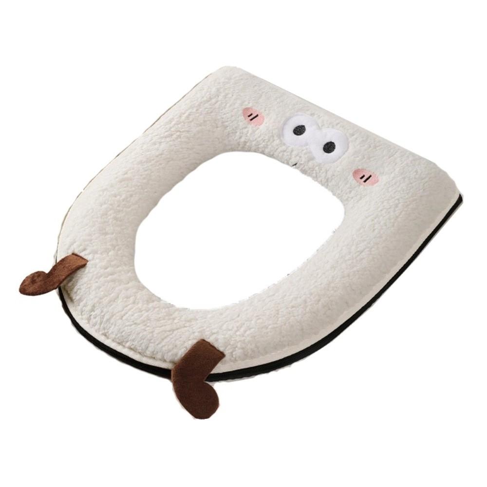 Warm Toilet Seat Cushion Cartoon Washable Toilet Cushion Easy Install Toilet Pad  Home Toilet