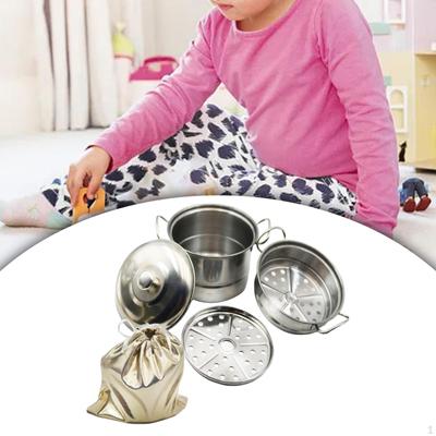 Kitchen Pretend Cooking Toy for Kids Education Portable Educational Simulation Mini