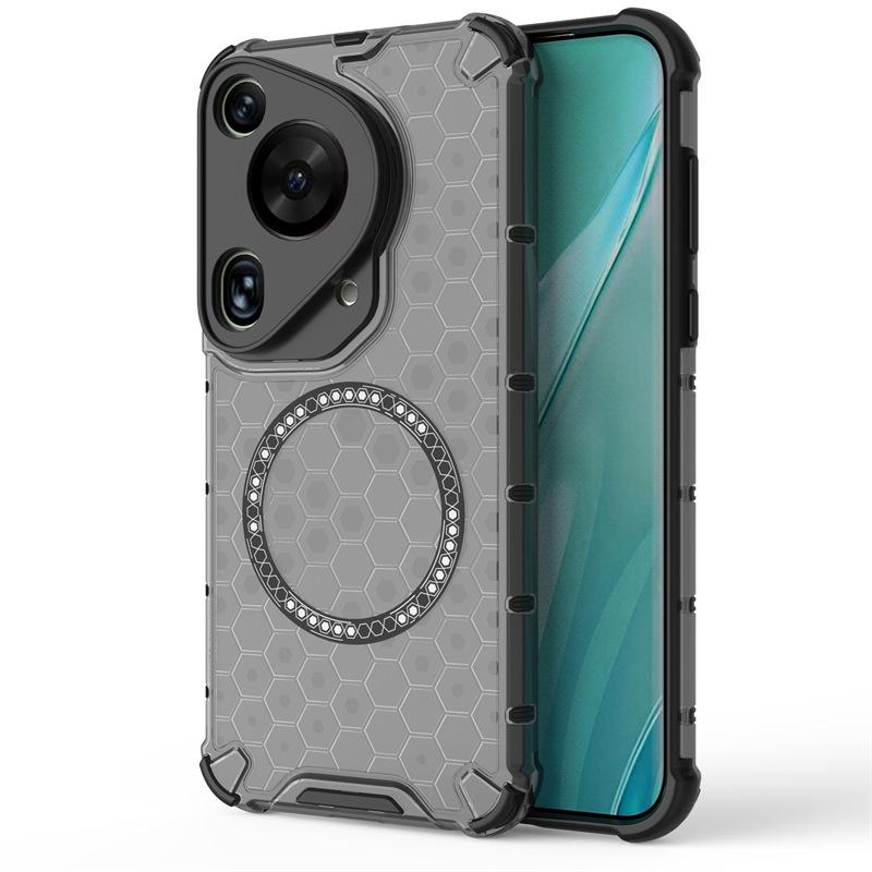 Creative 2-in-1 Honeycomb Magnetic Phone Case for Huawei P70 Ultra/Mate70