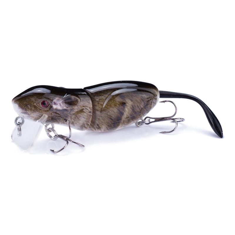 Realistic Rat Lure 6cm 10g Floating Mouse Wobblers For Pike Crankbait Artificial Bait Topwater Fishing Lures Tackle