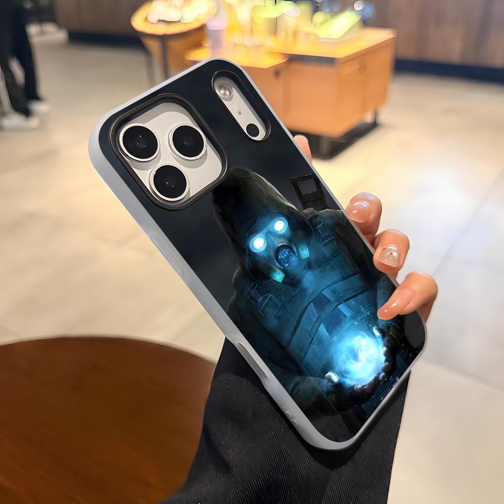 

Игровой чехол S-Stalker для телефона iPhone 17 Air 16 E 15 14 Plus 13 12 11 Pro Max, Желейный 2-в-1, Защитный чехол iPhone 16