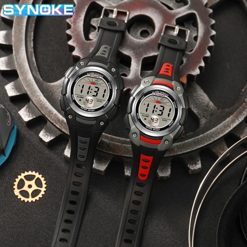 Najlepsza Marka Nowy Studencki Zegarek Elektroniczny Luminous Wodoodporny Sportowy Męski Zegarek Sportowy Nowy Podwójny Design Paska Modny Zegarek