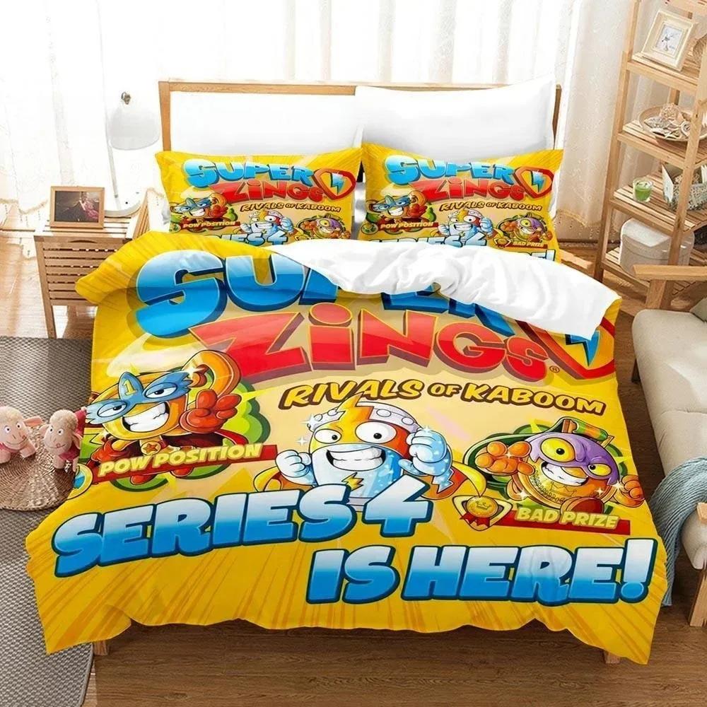 3D Print  Super Zings Bedding Set Single Twin Full Queen King Size Bed Set Adult Kid Bedroom Duvet cover Sets Home Textiles