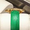 Yalalusi Light Luxury Jewelry Ladies Watch Belt Style Women'S Watch Emerald Watch
