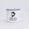 Private Personality Sub Mini Teacup Ceramic Water Cup Creative Small Nostalgic Retro Imitation Enamel Cup Teacup