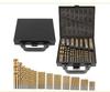 99-Piece Titanium-Coated High-Speed Steel Twist Drill Bit Set (1.5mm-10mm)