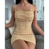 Sexy Party Dress European and American the Same Model As Online Celebrity Birthday Party Sexy Gorgeous Sling Short Dress