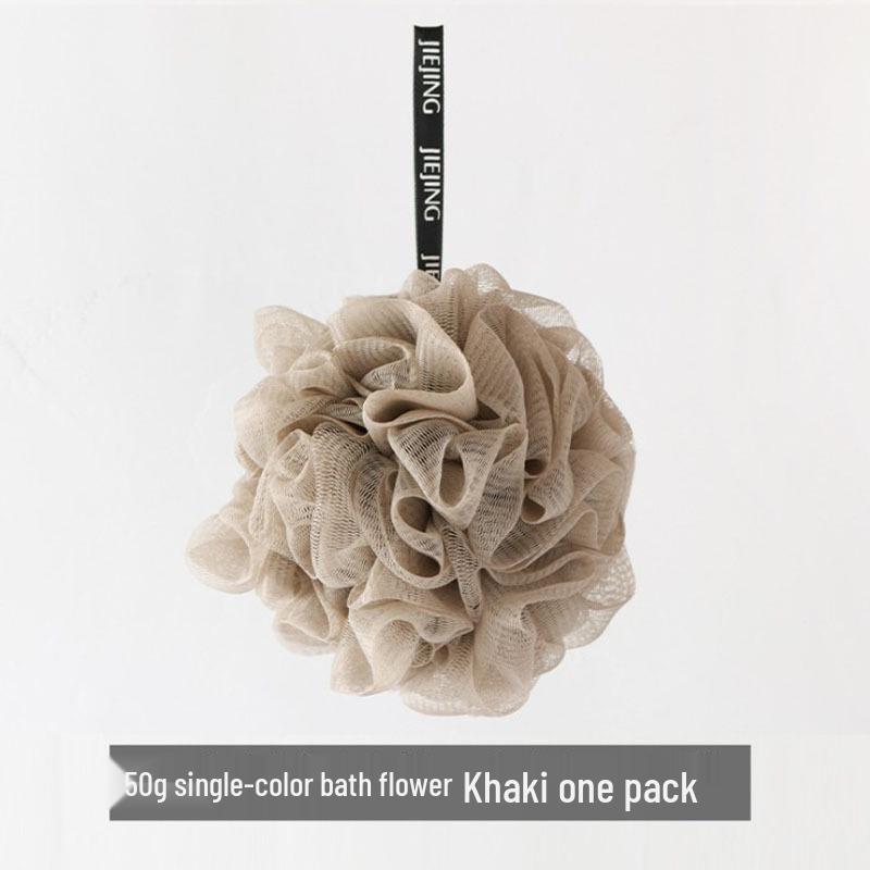 Premium Large Shower Loofah Bath Scrubber - Charming, Non-Scattering Bubble Bath Flower for Women