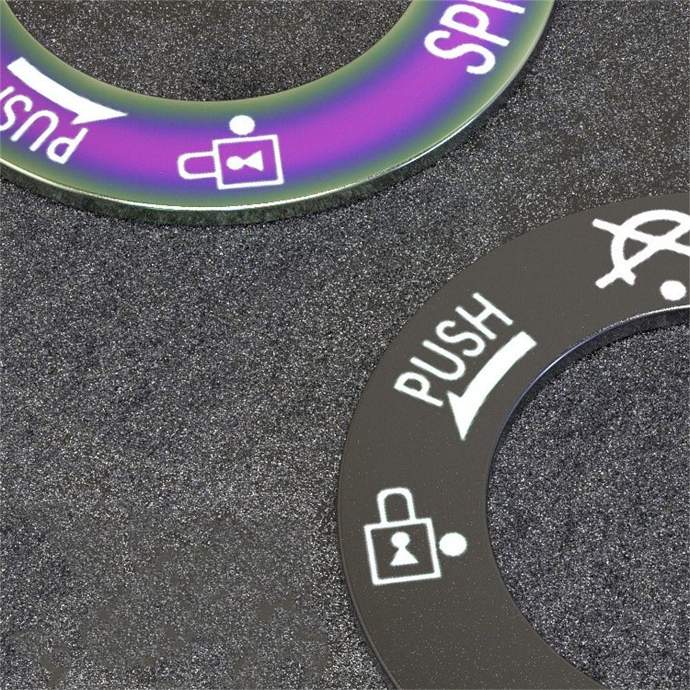 Stainless Steel Motorcycle Sticker Motorcycle Decal Start Lock Key Sticker Lock Switch Sticker