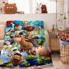 3D Printed Toy Story Cartoon Warm Soft Fluffy Blanket Suitable for Children and Adults, Sofa Bed Blanket Cover, Travel Gi