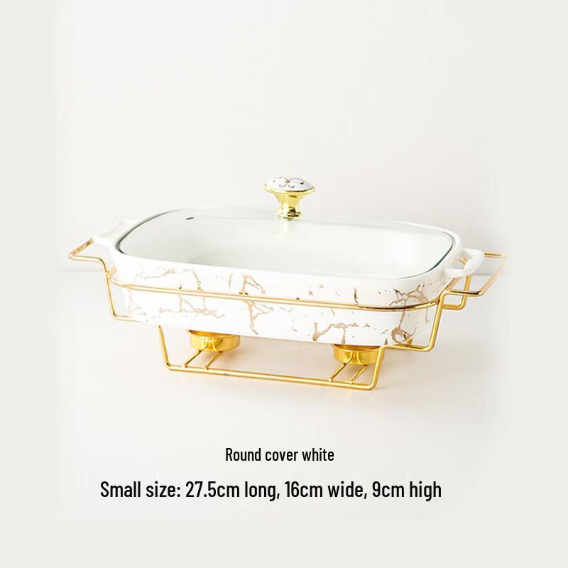 Ceramic Double-Handle Pot with Stand