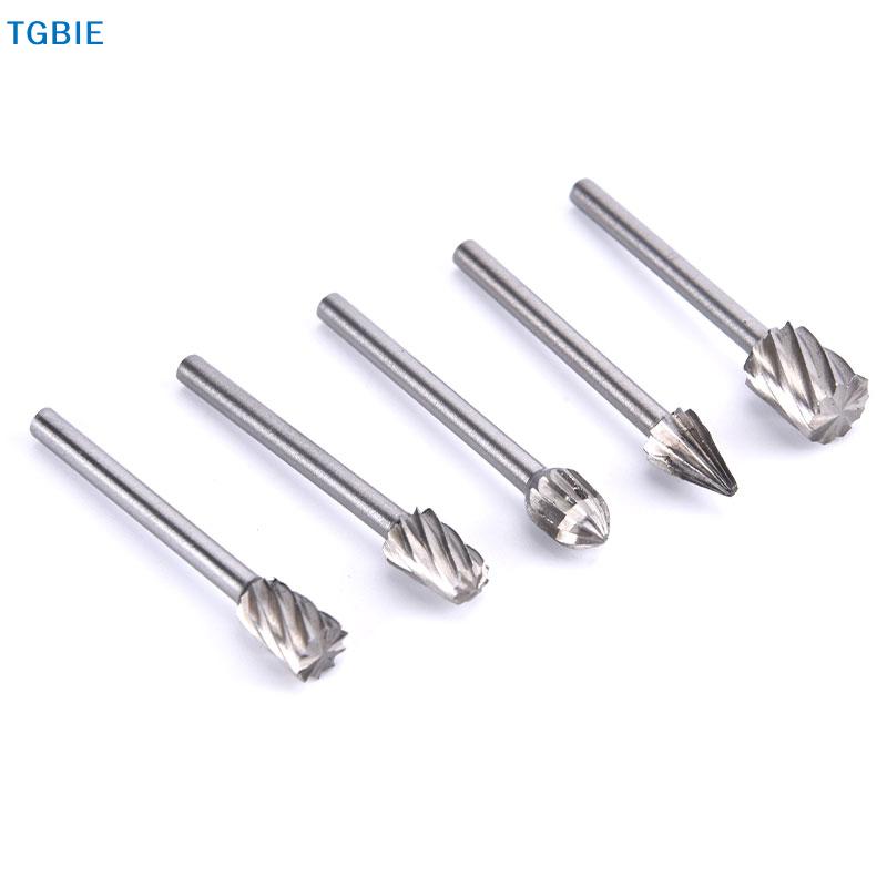 [TL][TL]6/10pz Punte per Legno ad Alta Velocità Lima Rotante Set di Frese Rotonde Mini HSS Raspa per Intaglio del Legno Per Manici Frese Strumenti