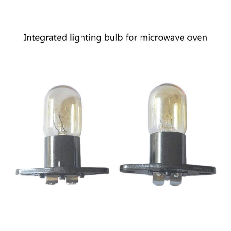 2 Pack Microwave Light Bulb 2A 250V 20W 2Pin Light Bulb Replacement for Oven