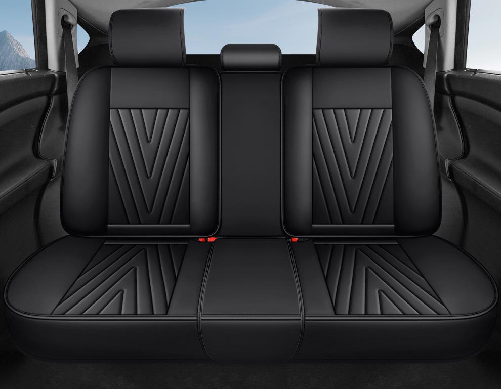 Universal All-Season Leather Car Seat Cover and Cushion