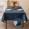 Cotton and Linen Three-proof Tablecloth Waterproof and Dustproof Solid Color Rectangular Tablecloth Coffee Dining Table Cloth
