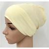 Soft Modal Inner Hijab Caps Muslim Stretch Turban Cap Islamic Underscarf Bonnet Hat Female Headband Turbante Mujer 2020