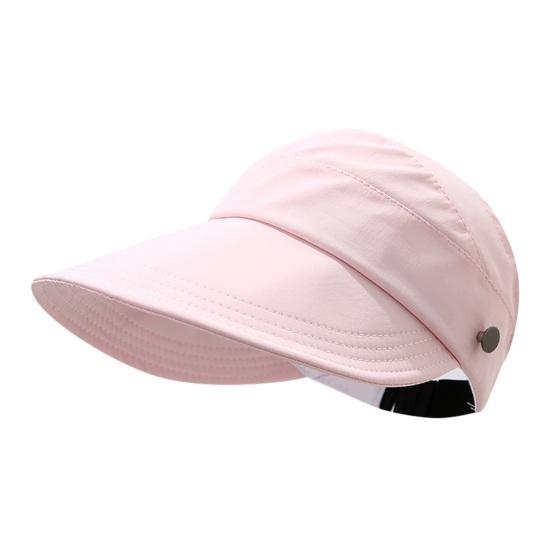 Empty Top Sun Hat for Women, Adjustable Straps Extended Brim Outdoor Hat, Lightweight Breathable Sun Protection Hat for Sports And Exercise