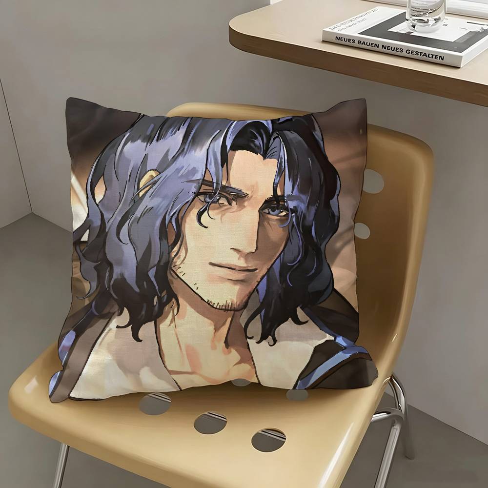 1pc Anime L-ord Of My-steries A-lger W-ilson Pillow Case Fashion Square Pillowcase Bedroom Sofa Room Ins Decoration Leisure