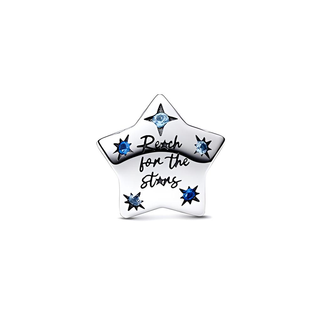 Pandora Starry Sky Decoration 925 Silver Glass Pendant Women pendant 792974C01
