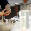 Silikon Messbecher Doppelskala Backen Kochen Messbecher Flexibler Ausguss Komfortgriff Mikrowellen- & Spülmaschinenfest Küchenwerkzeuge