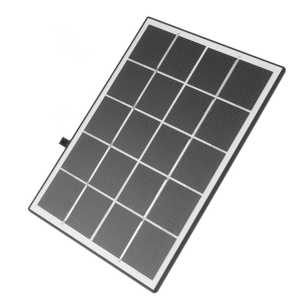 Camera Solar Charging Panel with Bracket 3W 5V Monocrystalline Silicon Type C Security Camera Solar Panel for   Devices