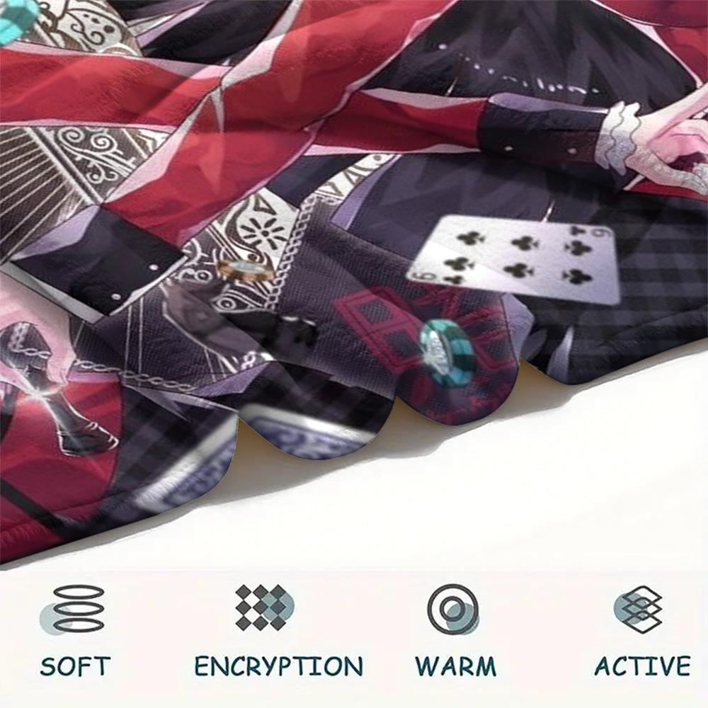 Uniform Card Game Anime Blanket Blanket Soft And Comfortable Bedroom Office Rest Blanket Christmas Gifts