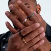 Classic Mobius Rings for Men Boys,Waterproof Stainless Steel Twist Finger Band,Vintage Love Eternity Jewelry Gift for Him Boys