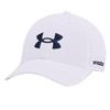 Under Armour Golf One Size White Men's Cap, Breathable, Unisex, Sweat-Wicking, Quick-Drying, Lightweight, Gray, (Approx. 55.8cm-59.7cm),