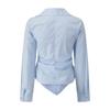 GGPX New York Two Button Wrap Collar Blouse Gq1sh011f