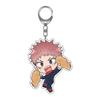 Portachiavi Anime per Jjk Yuji Itadori Nobara Kugisaki Satoru Gojo Utahime Iori Versione Q Decorazione Fatta a Mano Ciondolo Portachiavi