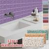 Adesivo per Piastrelle Autoadesivo Impermeabile in PVC 10x20cm Grana Marmo Cristallo Lucido Adesivi da Cucina Decorazione Murale Bagni Adesivo Murale