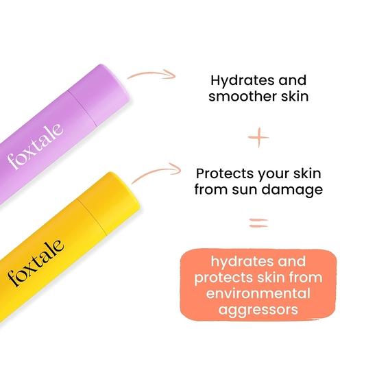 Foxtale Dewy Skin Duo | Ceramide Supercream Moisturizer - 50ml + Dewy Finish Sunscreen 50ml