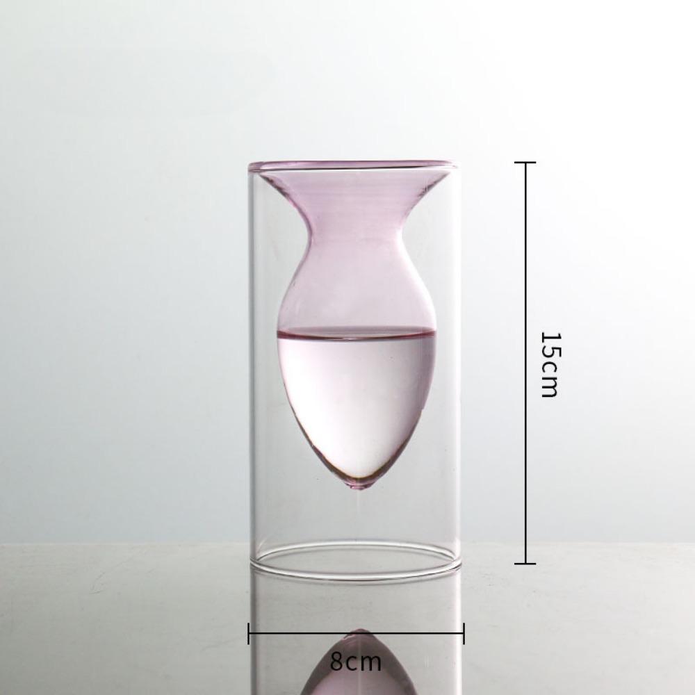 Creative Flower Vases Decorative Glass Bottles Hydroponic Planter for Wedding Centerpieces Living Home Office Table Decor