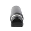 Sport Wasserflasche Edelstahl PP Tragbar Auslaufsicher Sportkessel für Outdoor Camping Fitnessstudio Reisen Büro Schwarz