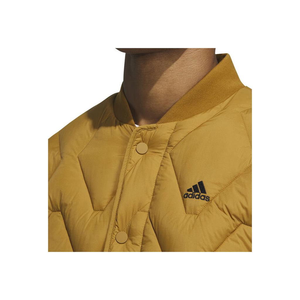 New Adidas Down Jacket Unisex Yellow IX7085