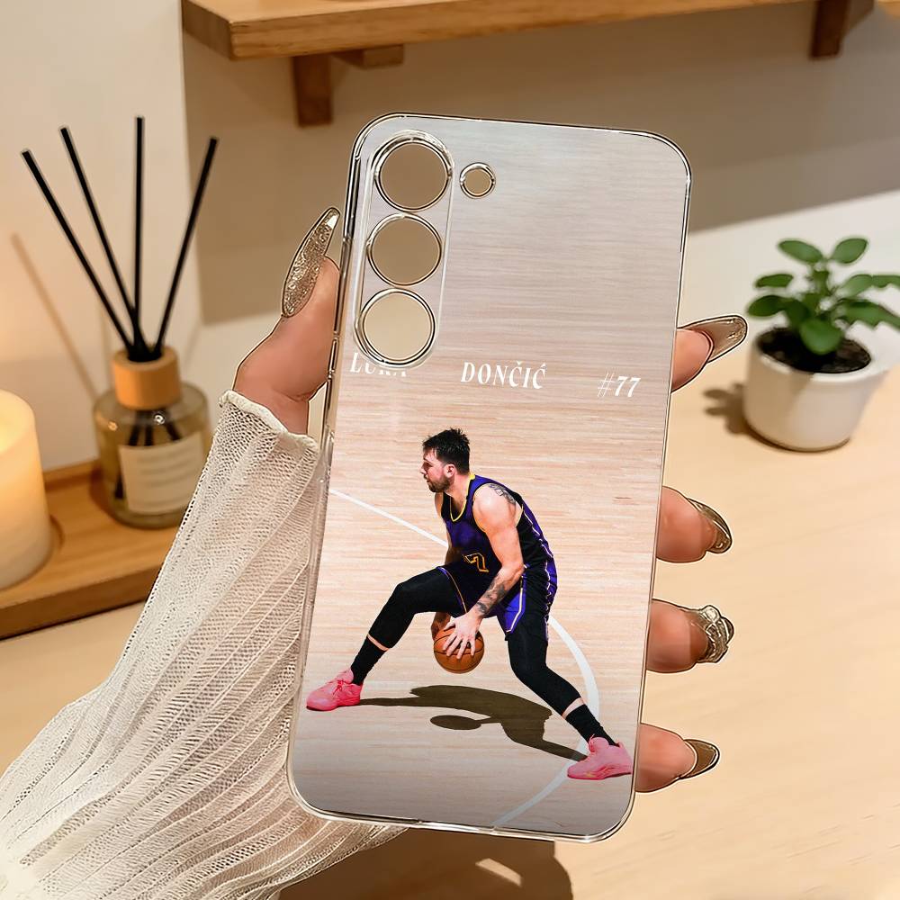 COOL L-Luka Doncic 77 Phone Case For Samsung Galaxy A71,A70,A52,A51,A40,A30 Transparent Cover