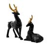 Set of 2 Deer Pair Statue for Vastu Figurine Home Decor Office Living Room Decorative Showpiece Sculpture Figurine Handmade Diwali and Festival Statue